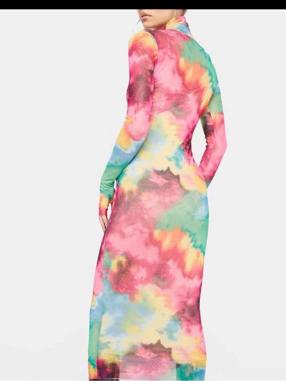 Revolve -Tie-Dye Long Sleeve Midi Dress - Picture 2 of 3